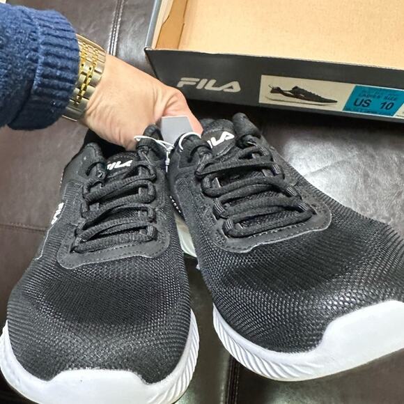 Fila Women's Winspeed Black  Lace-up Athletic Running Shoe size 10 - Picture 9 of 11